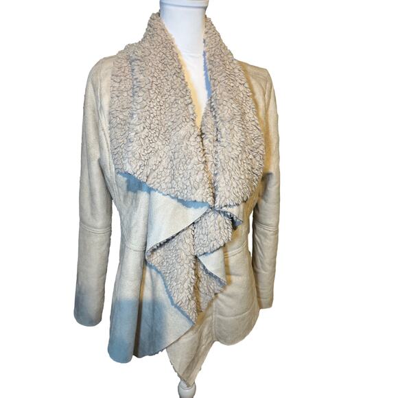 Anthropologie Others Follow Native Roots Sherpa Jacket Penny Lane Medium boho - Picture 7 of 11